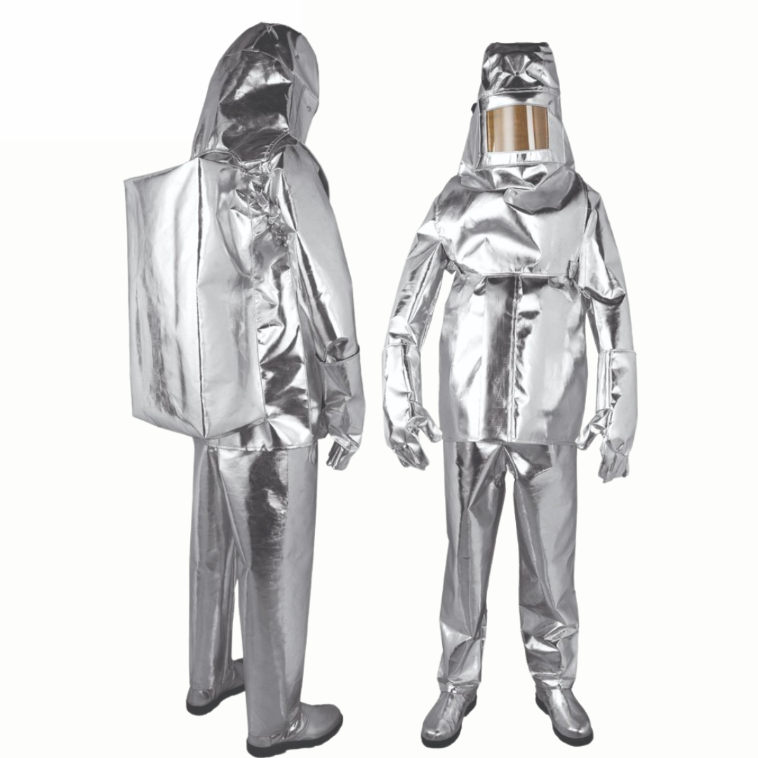 Aluminized Fire-Fighting Protection Suit with Accessories
